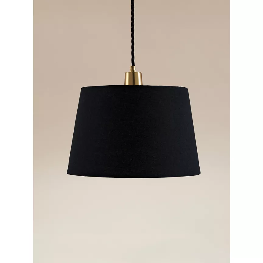 George Home Linen-Effect Chimney Shade