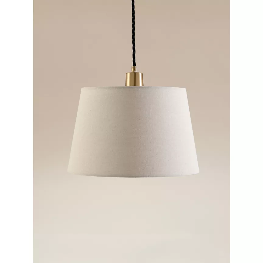 George Home Linen-Effect Chimney Shade