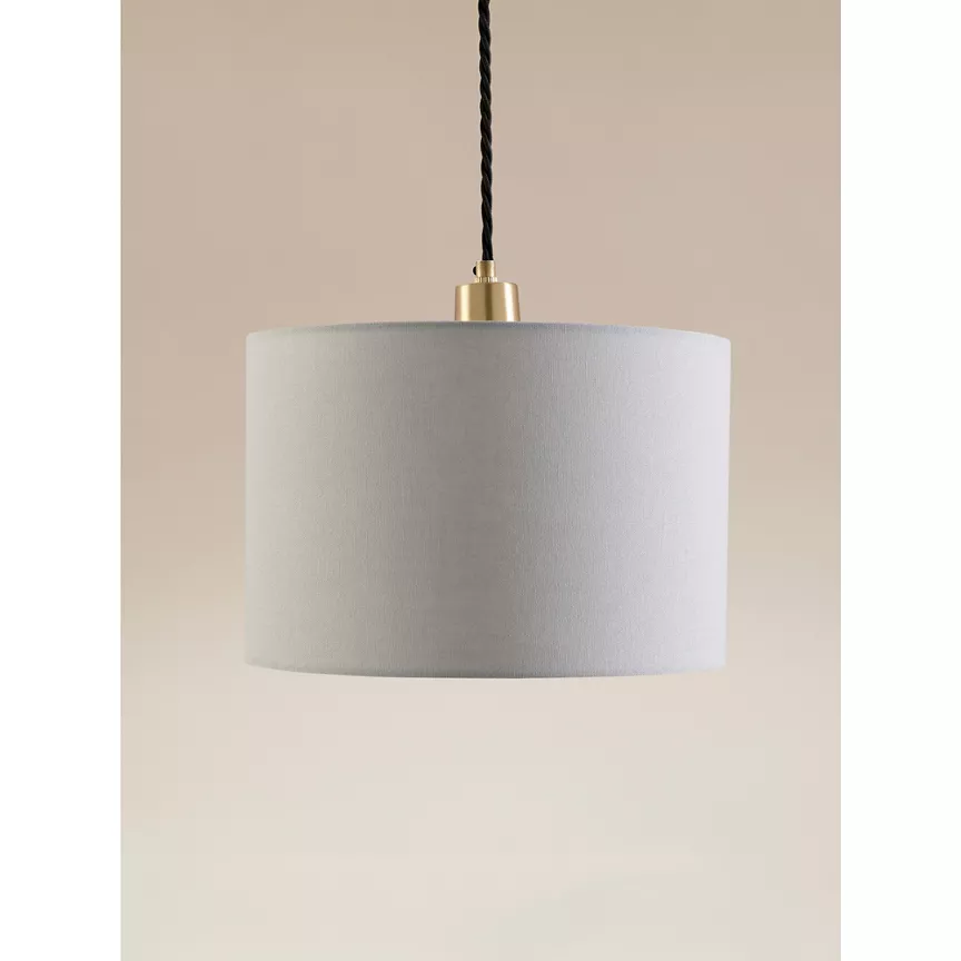 George Home Linen-Effect Cylinder Shade