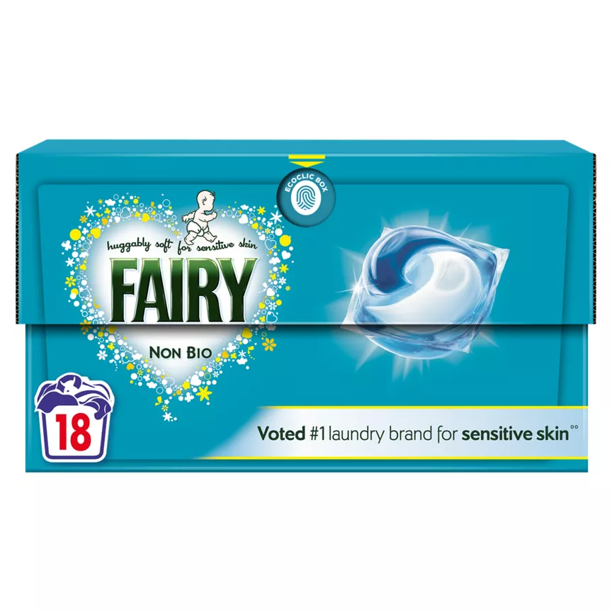 Fairy Non Bio PODS®, For Sensitive Skin, 18 Washes