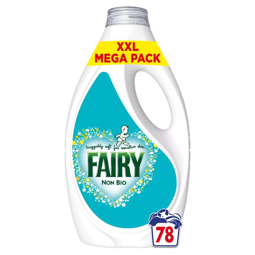 Fairy Non Bio Liquid Detergent,78 Washes 2.418 l, Sensitive skin