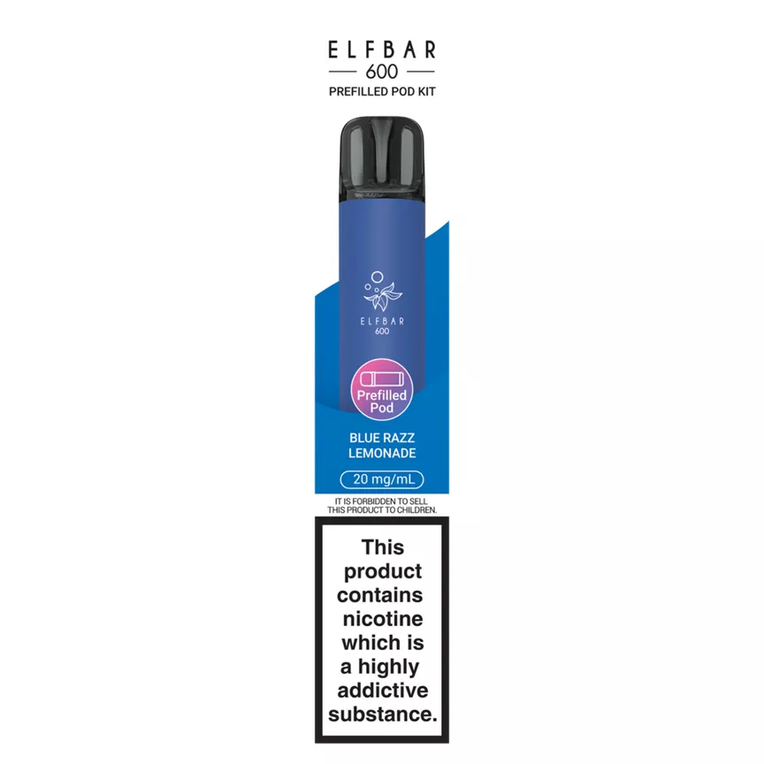 Elf Bar 600 Blue Razz Lemonade Prefilled Pod Kit 20mg/ml