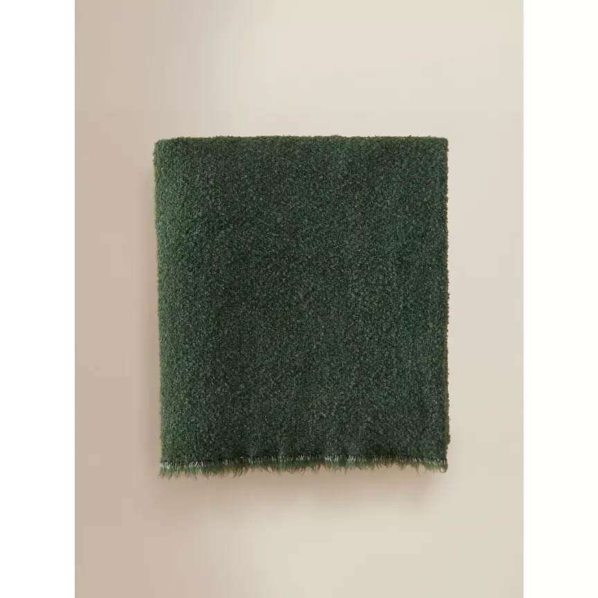 George Home Plain Boucle Throw - 150 x 120cm