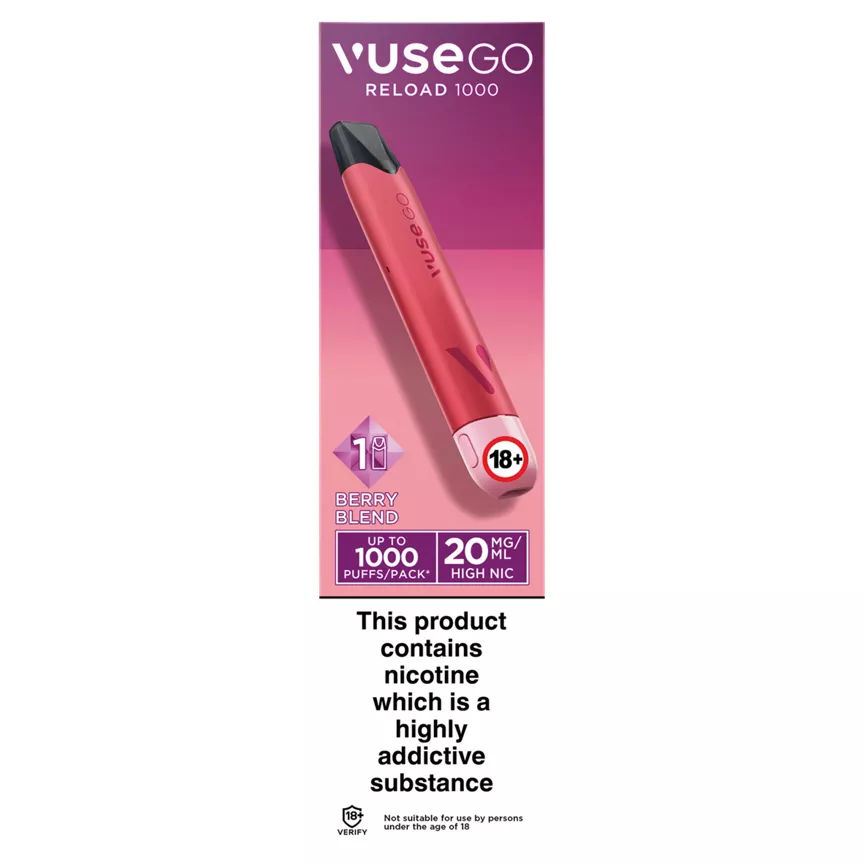 Vuse Go Reload Pen - Red - Berry Blend 20mg/ml UK