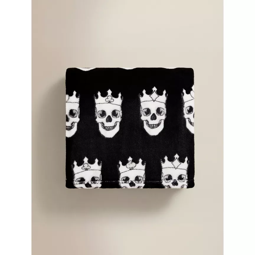 George Home Skeleton Supersoft Throw - 150 x 120cm