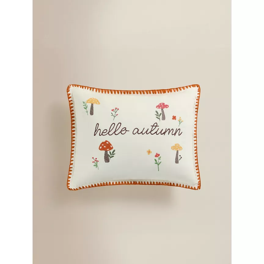 George Home Hello Autumn Slogan Cushion