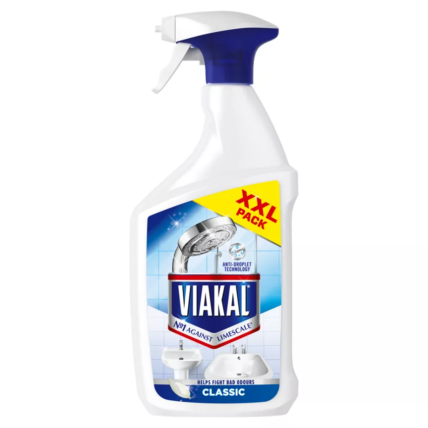 Viakal Classic Limescale Remover Spray 1.05L, To Remove Up To 100% Of Limescale