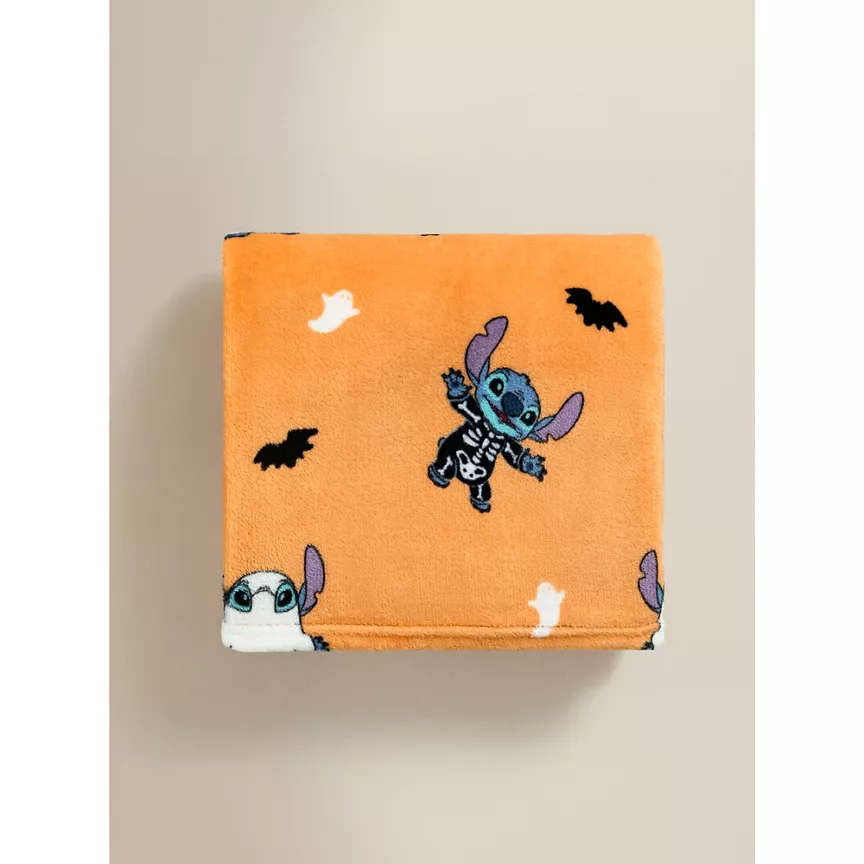 George Home Disney Stitch Halloween Supersoft Throw - 150 x 120cm