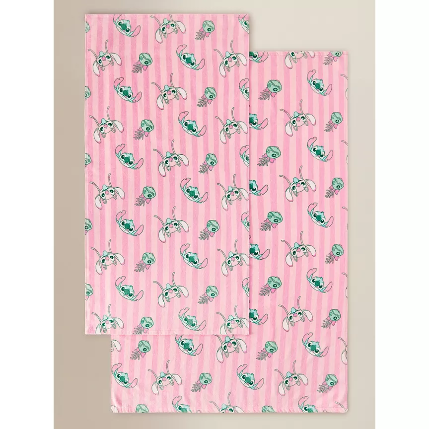 George Home Disney Stitch Cotton Towel Range