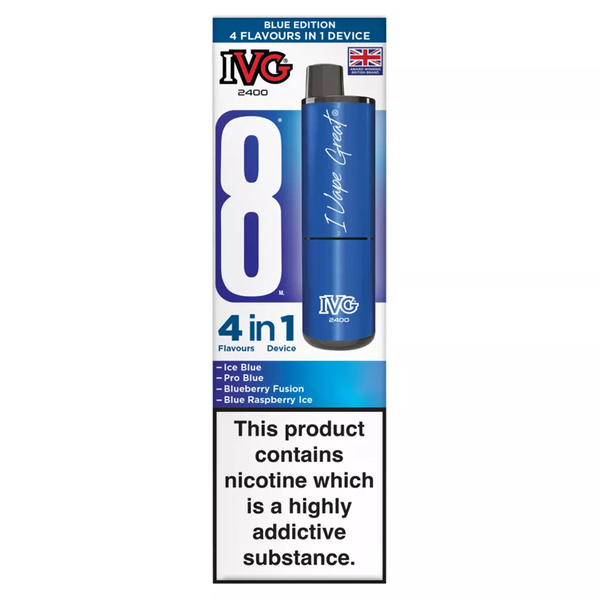 IVG 2400 Blue Edition 4 in 1 Flavours Device