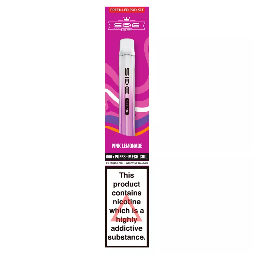 600 Pro Pink Lemonade Prefilled Pod Kit 20mg/ml