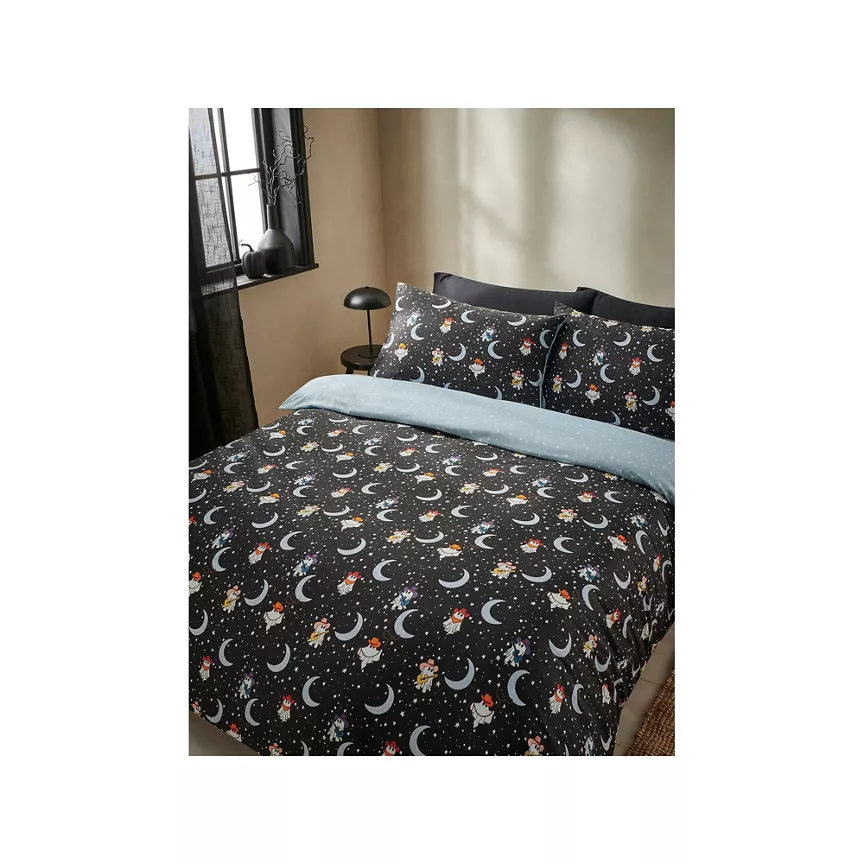 George Home Halloween Cowghouls Microfibre Duvet Set
