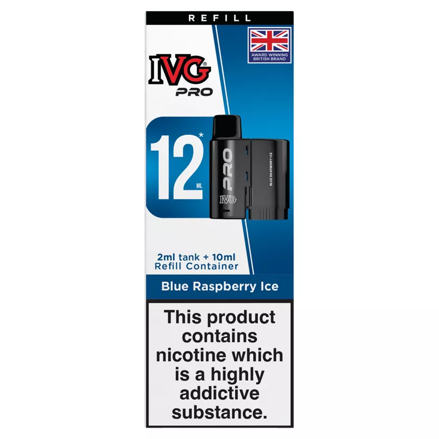 IVG Pro Refills Blue Raspberry Ice 12ml
