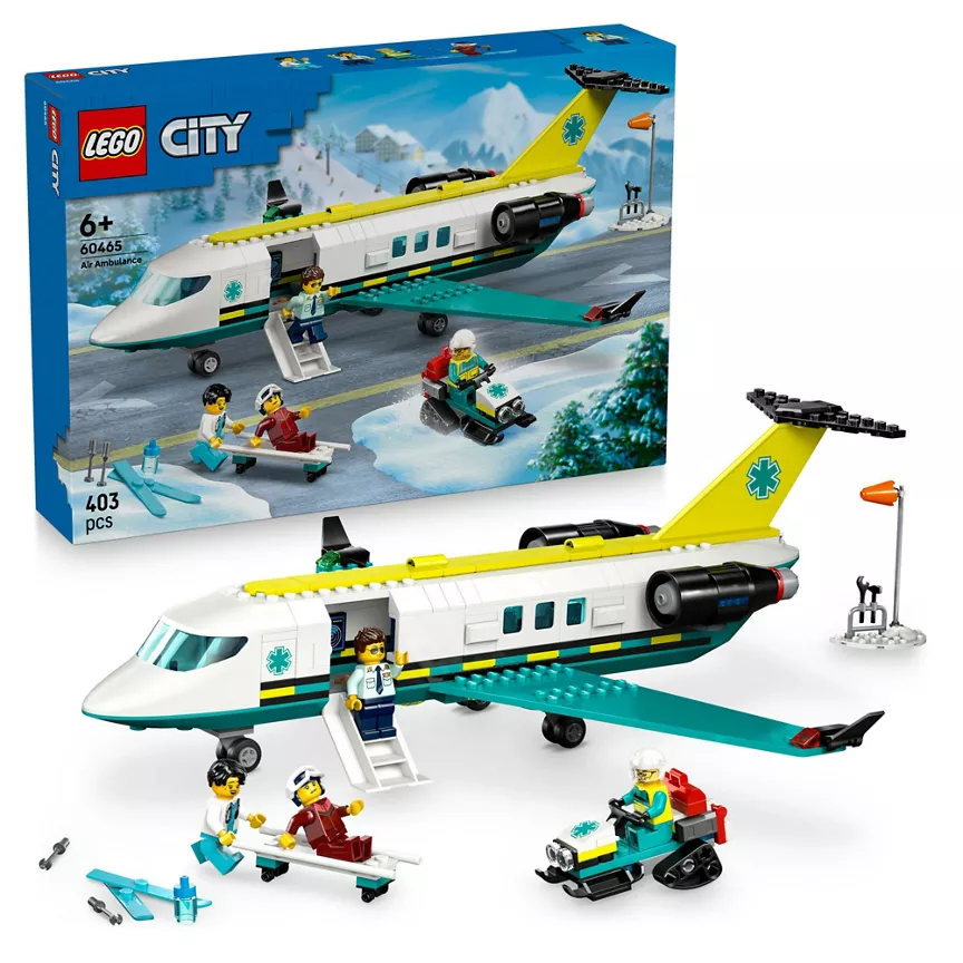 LEGO LEGO City Emergency Air Ambulance Airplane Toy 60465