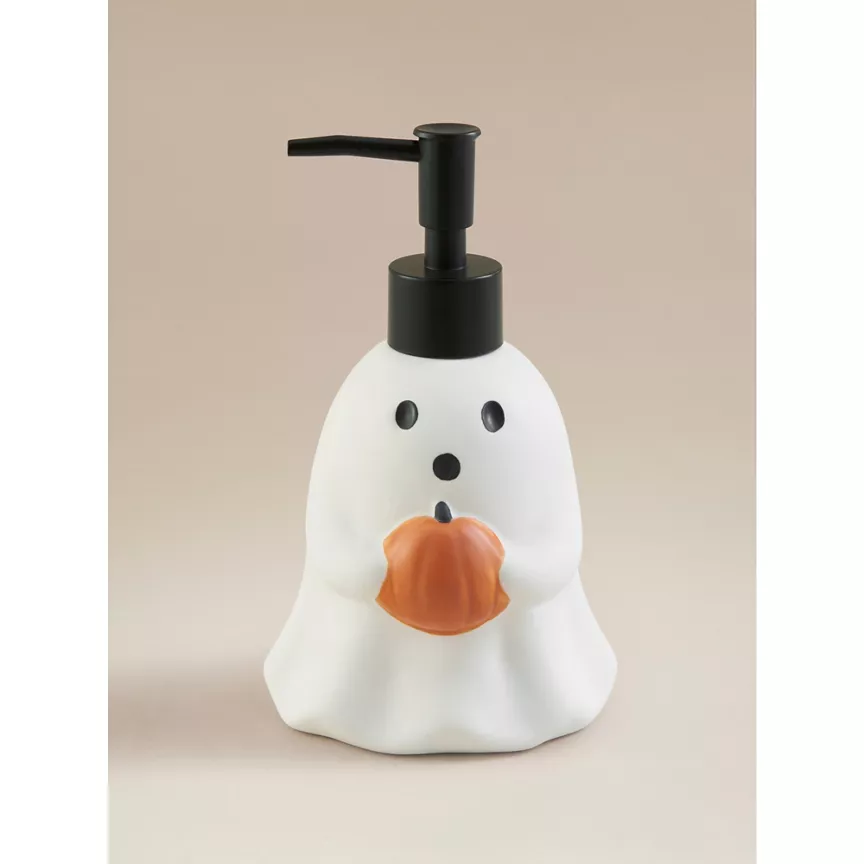 George Home White Halloween Ghost Soap Dispenser