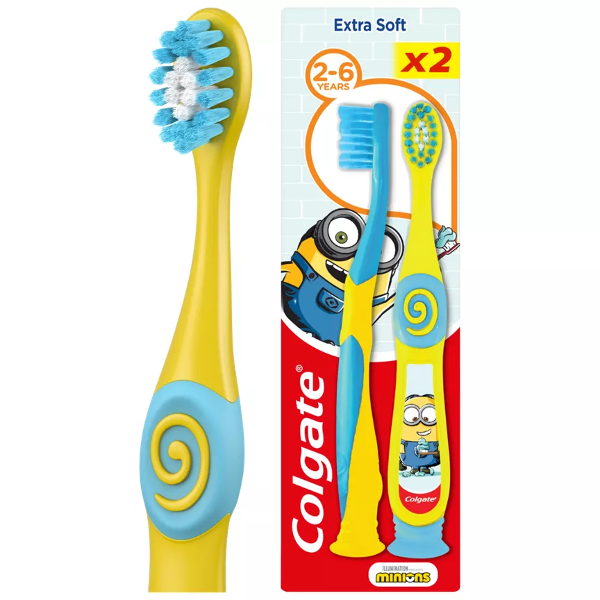 Colgate Kids Minions / Trolls 2-6 years Toothbrush