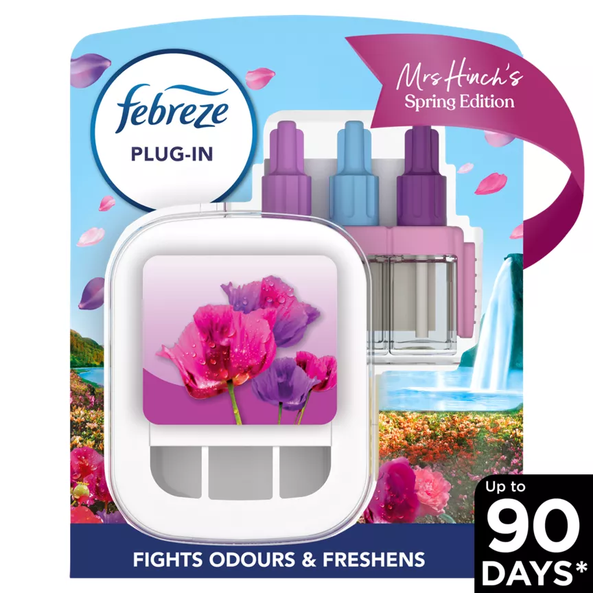 Febreze 3Volution Air Freshener Plug In Starter Kit Mrs Hinch's Enchanted Wildflowers 20ML