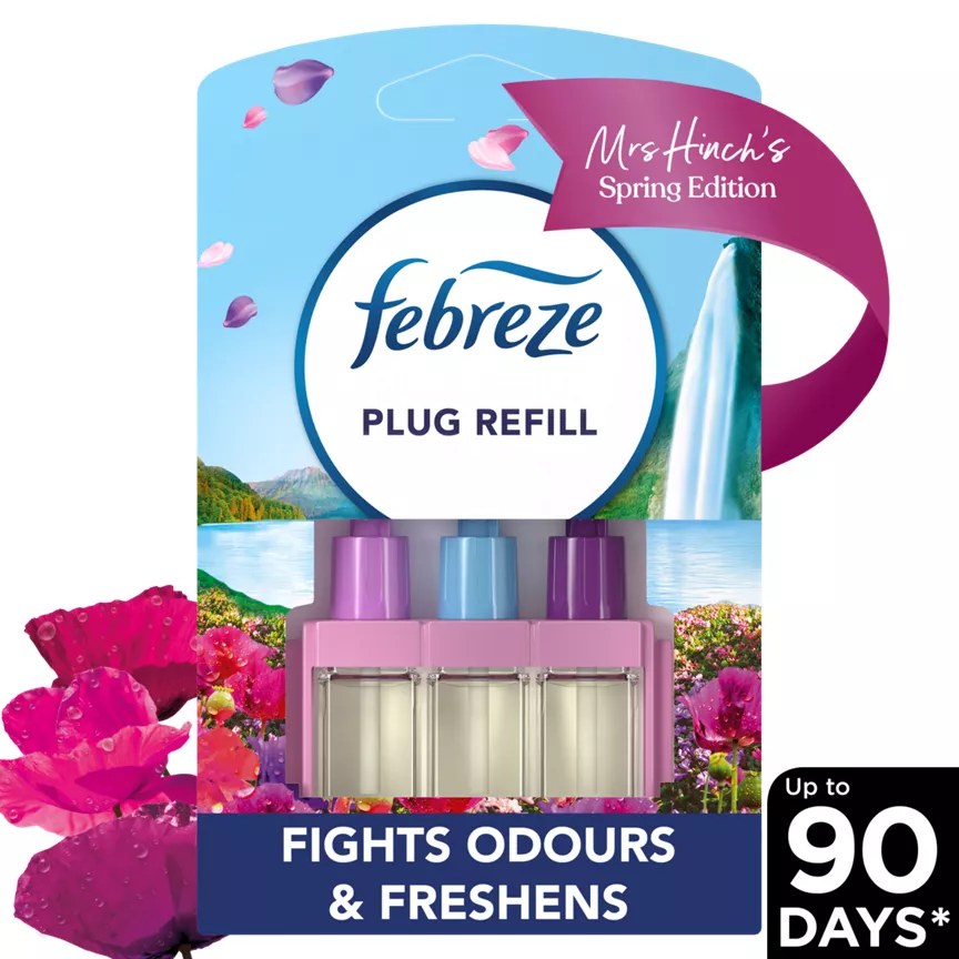 Febreze 3Volution Air Freshener Plug In Refill Mrs Hinch's Enchanted Wildflowers 20ML