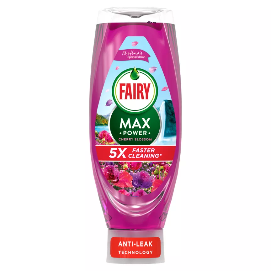 Fairy Max Power Washing Up Liquid Mrs Hinch's Cherry Blossom 730ML
