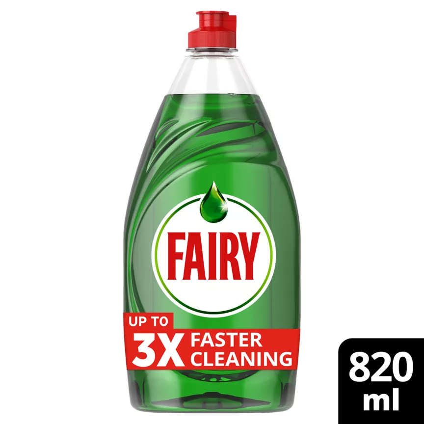 Fairy Platinum Quickwash Original Washing Up Liquid 820ml
