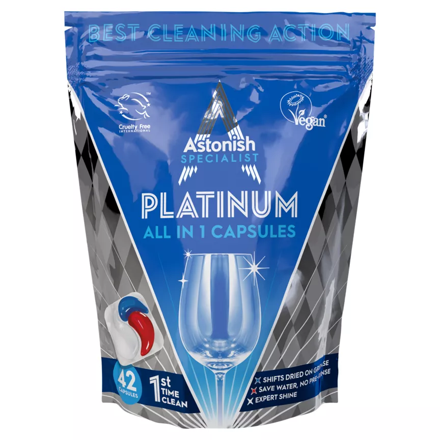 Astonish Specialist Platinum All in 1 Capsules 42 x 15g (630g)