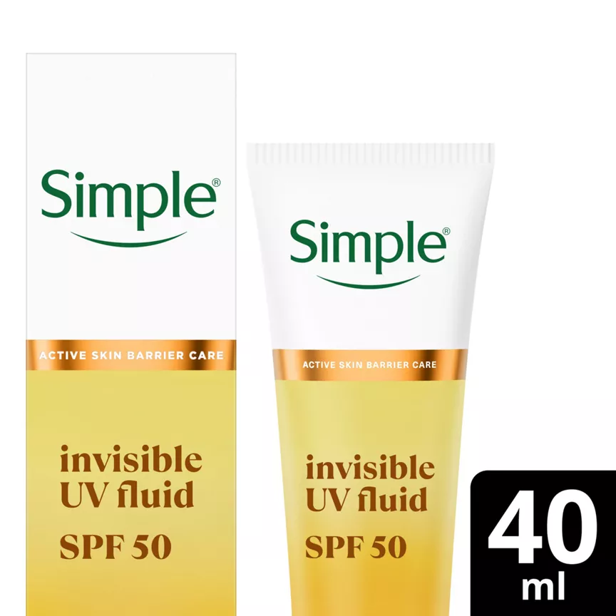 Simple UVA/UVB high sun protection Invisible 40 ml