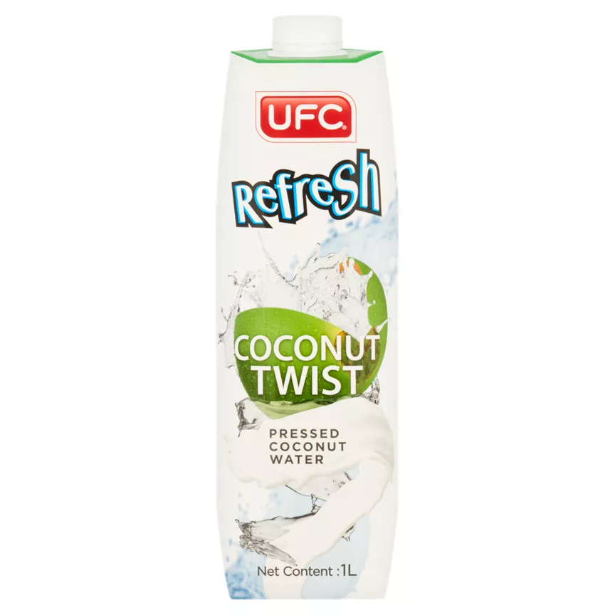 UFC Refresh Coconut Twist Pressed Coconut Water 1L