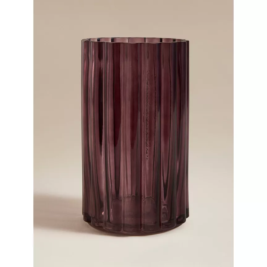 George Home Pink Wide Rib Vase
