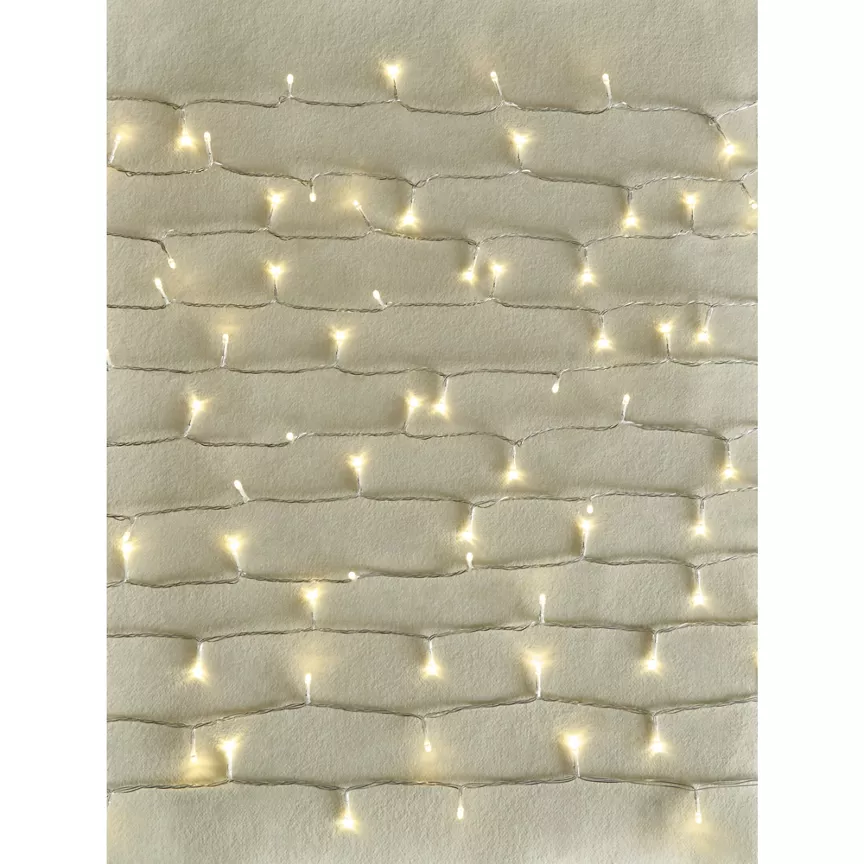 George Home Warm White String Lights 100 Piece