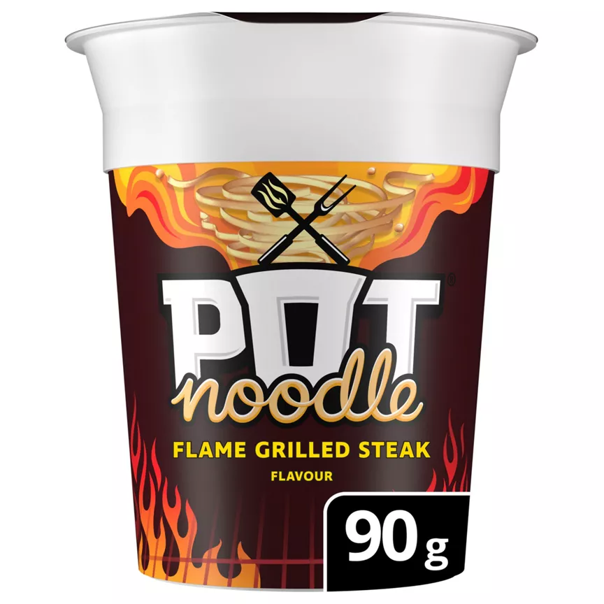Pot Noodle Standard Pot Flame Grilled Steak 90 g