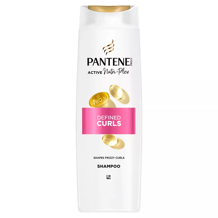 Pantene Pro-V Defined Curls Shampoo 325ml for Frizzy, Unruly Curls. With Active Nutri-Plex