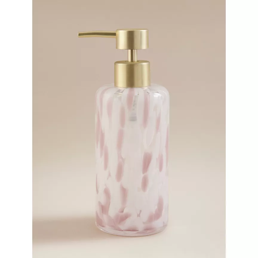 George Home French Fancy Confetti Glass Soap Dispenser