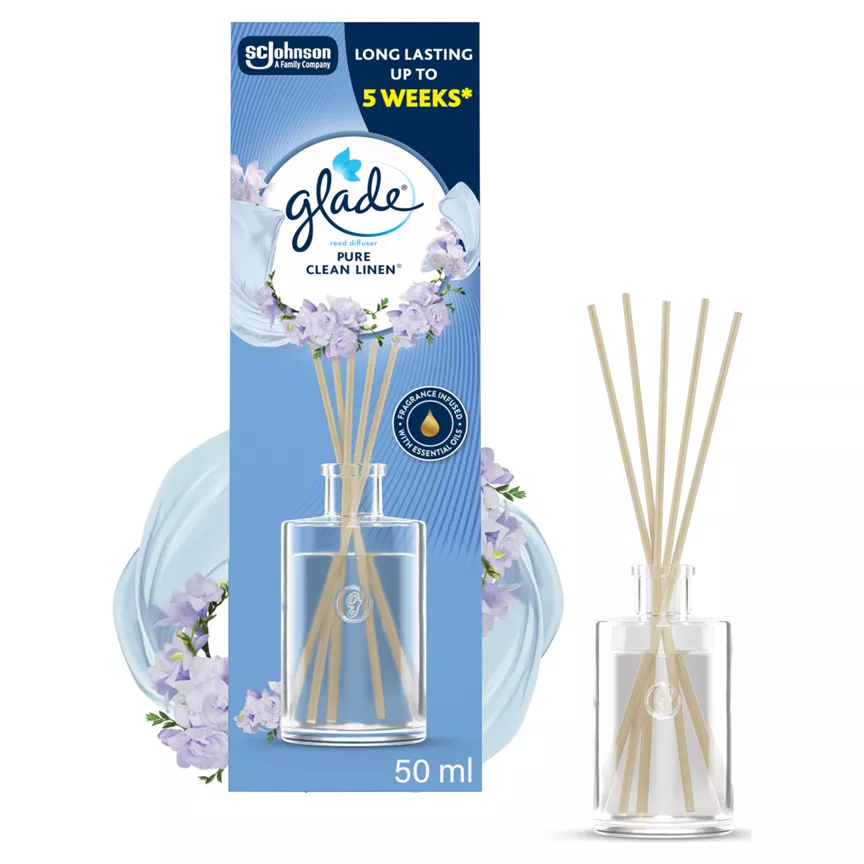Glade Clean Linen Reed Diffuser