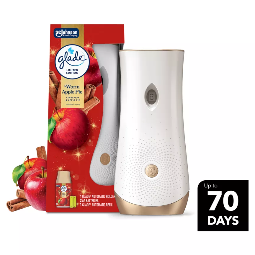 Glade Automatic Spray Holder and Refill Warm Apple Pie 269ml
