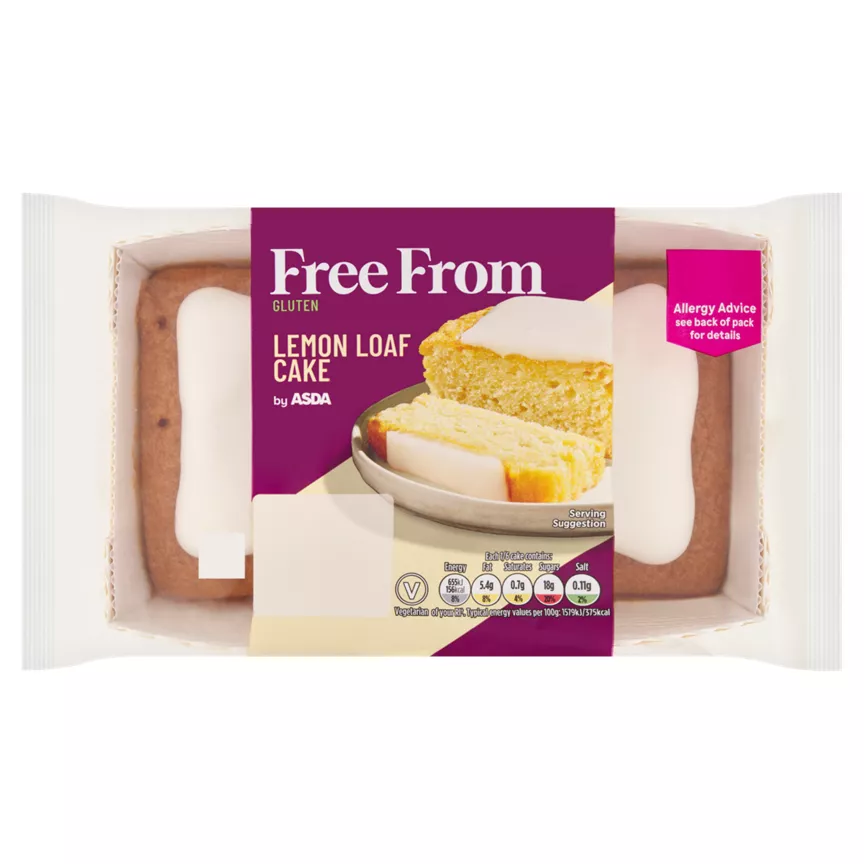 ASDA Free From Lemon Loaf Cake