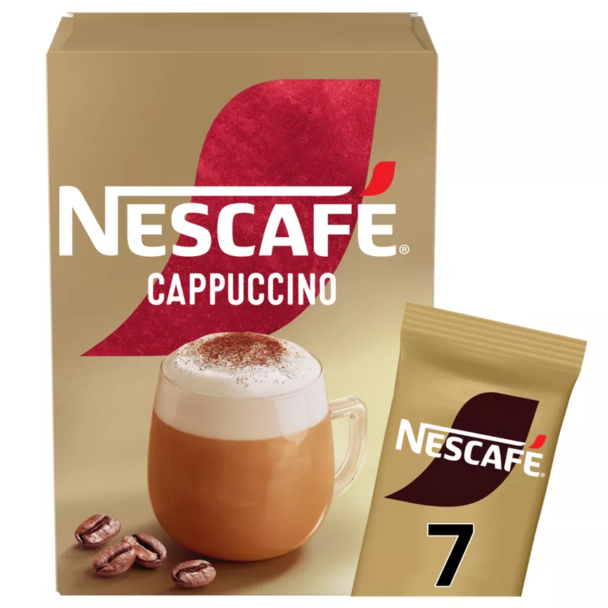 Nescafé  Cappuccino Instant Coffee 7 x 15.5g Sachets
