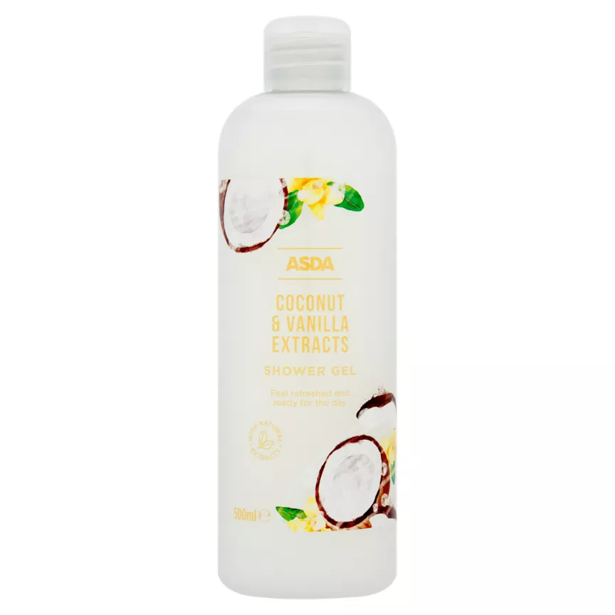 ASDA Coconut & Vanilla Extracts Shower Gel 500ml