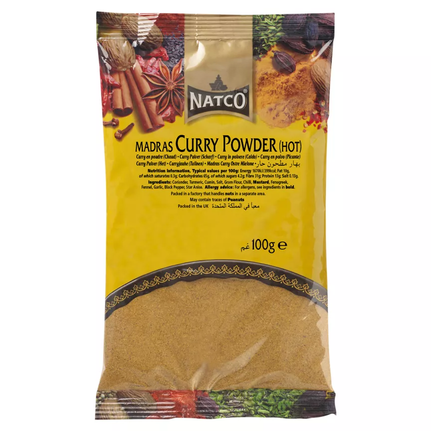 Natco Madras Curry Powder Hot 100g