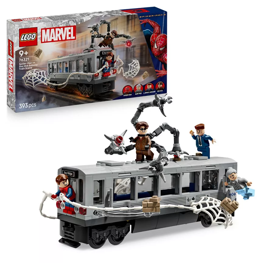 LEGO LEGO Marvel Spider-Man vs. Doc Ock Subway Train Scene 76321