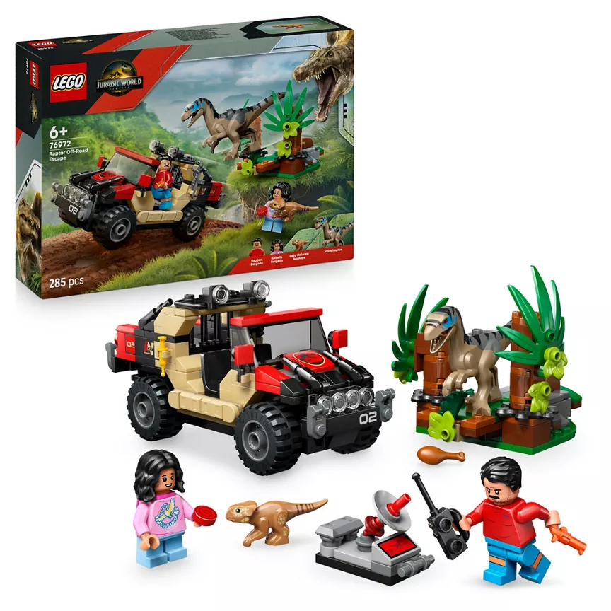 LEGO LEGO Jurassic World Raptor Off-Road Escape Toy 76972