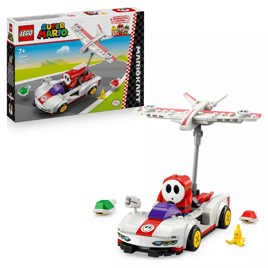 LEGO LEGO Super Mario: Mario Kart – Shy Guy & P-Wing 72045