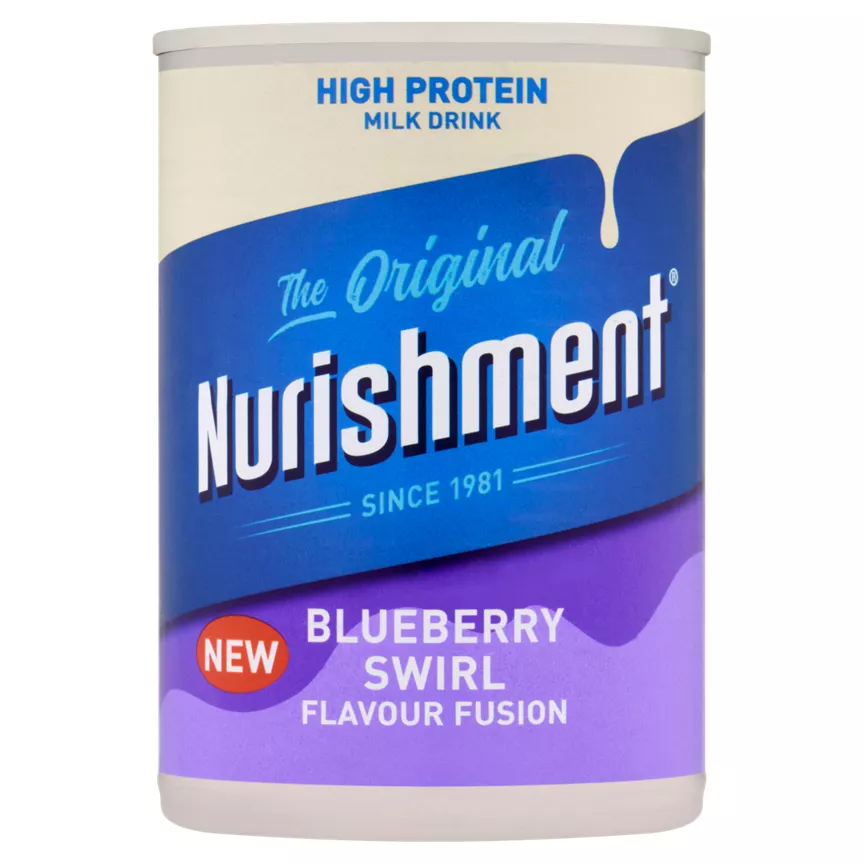 Nurishment The Original Blueberry Swirl Flavour Fusion Milk Drink 400g