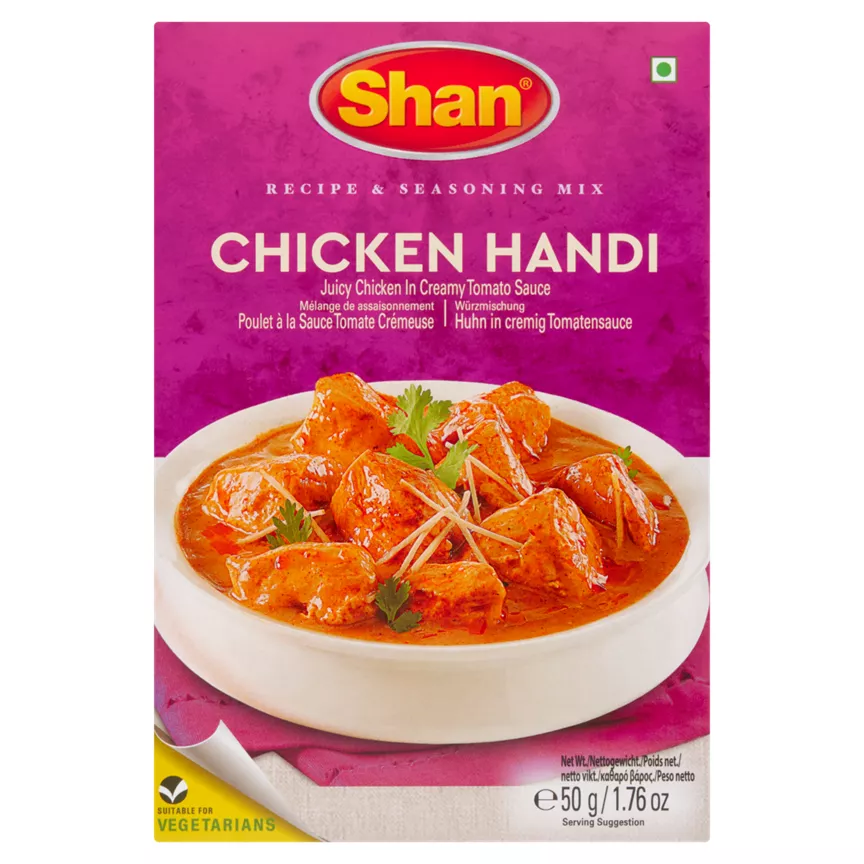 Shan Juicy Chicken in Creamy Tomato Sauce Chicken Handi 50g
