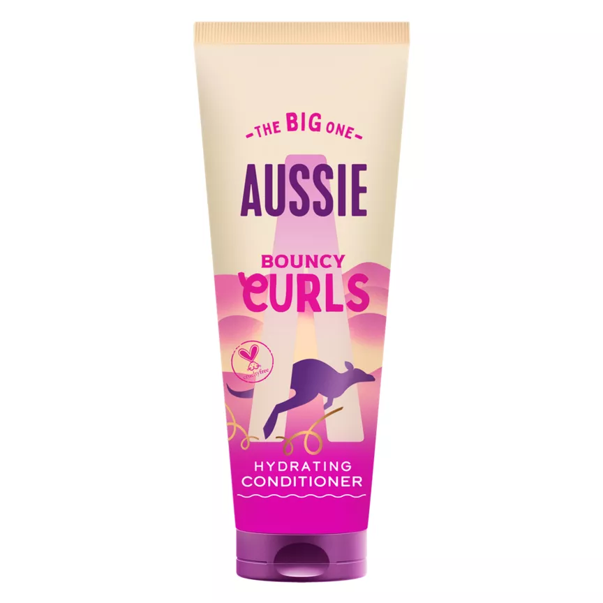 Aussie Bouncy Curls Hydrating Conditioner 275ml. Moisturise Boost for Wavy and Curly Hair