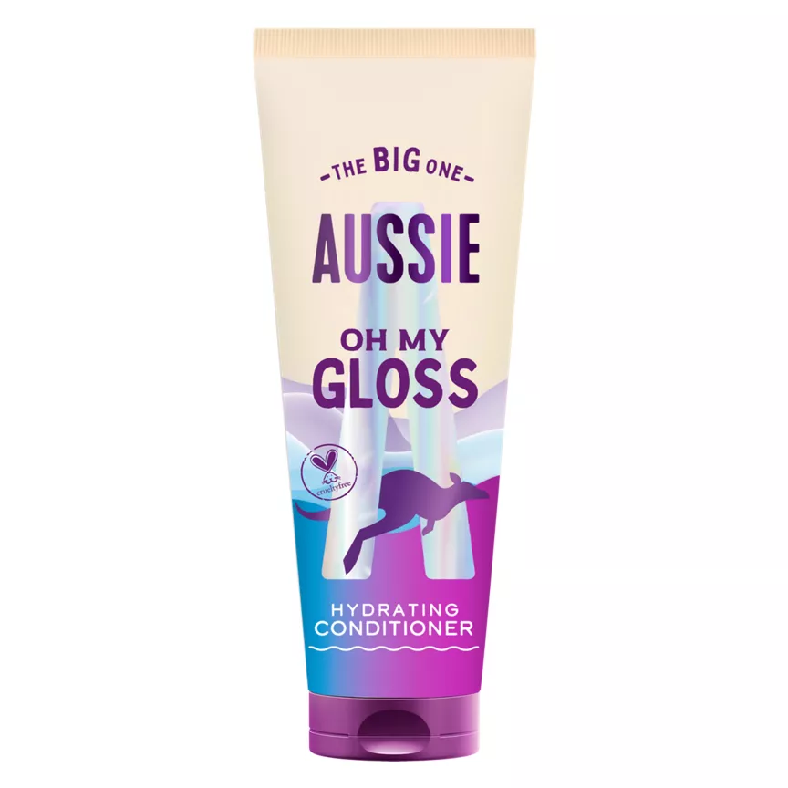 Aussie Oh My Gloss Hydrating Conditioner 275ml. Softens and Smooths Dry Hair