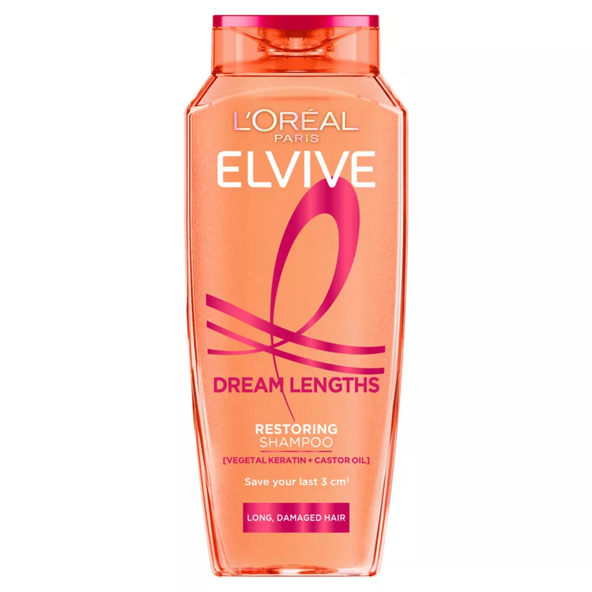 L'Oreal Paris Elvive Dream Lengths Restoring Shampoo, for Long Hair, 400ml