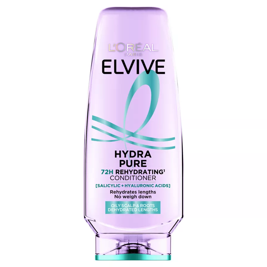 L'Oreal Paris Elvive Hydra Pure 72H Rehydrating Conditioner, 300ml
