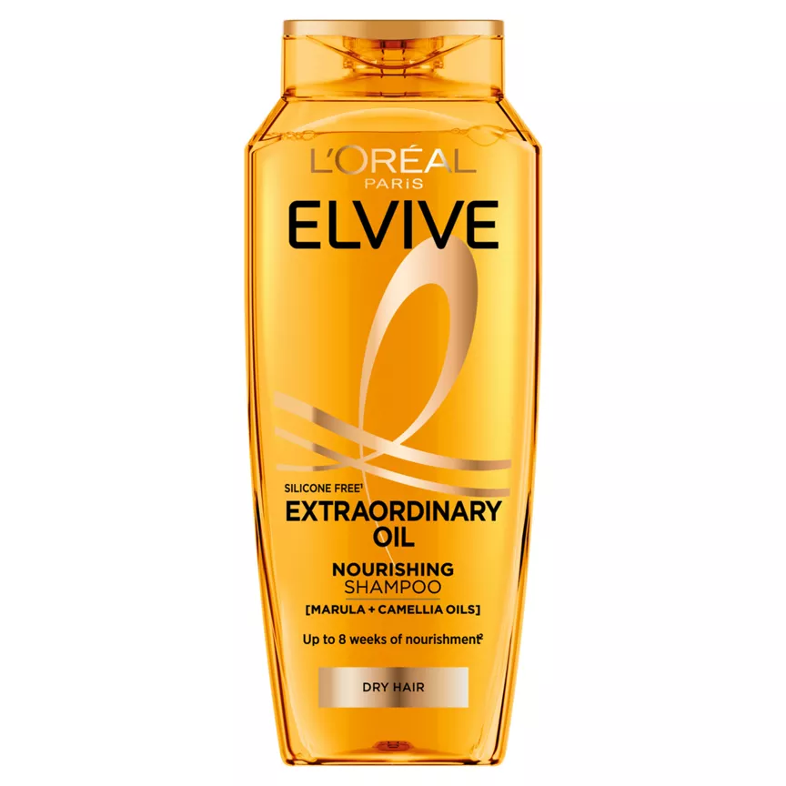 L'Oreal Paris Elvive Extraordinary Oil Nourishing Shampoo, for Dry Hair, 250ml