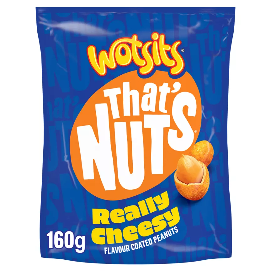 That’s Nuts Wotsits Really Cheesy Sharing Coated Peanuts 160g