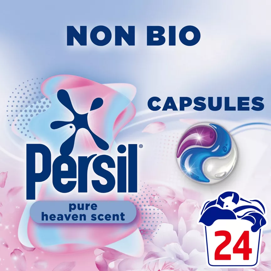 Persil Washing Capsules Pure Heaven Scent Non Bio 24 washes